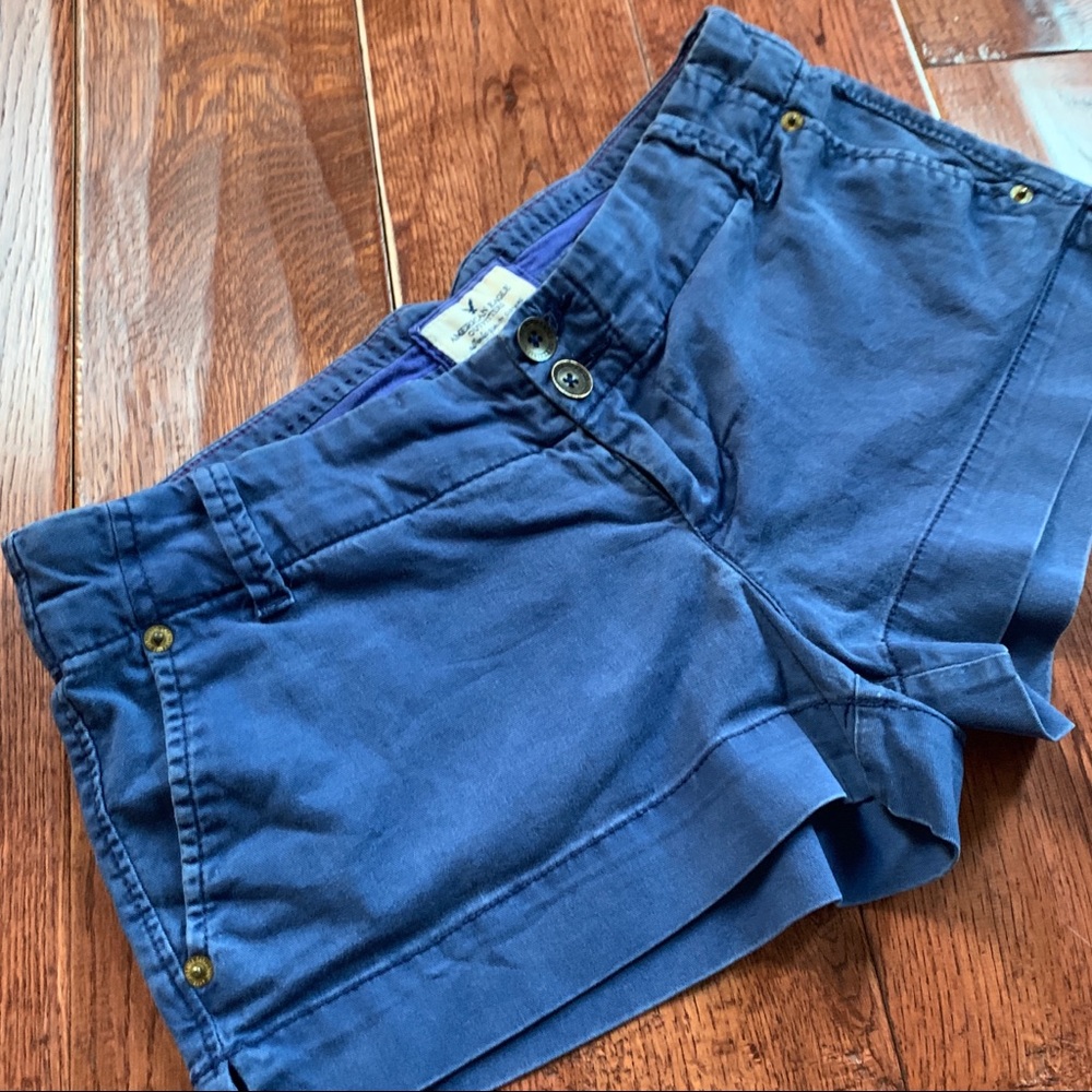 American Eagle Denim/Navy Shorts